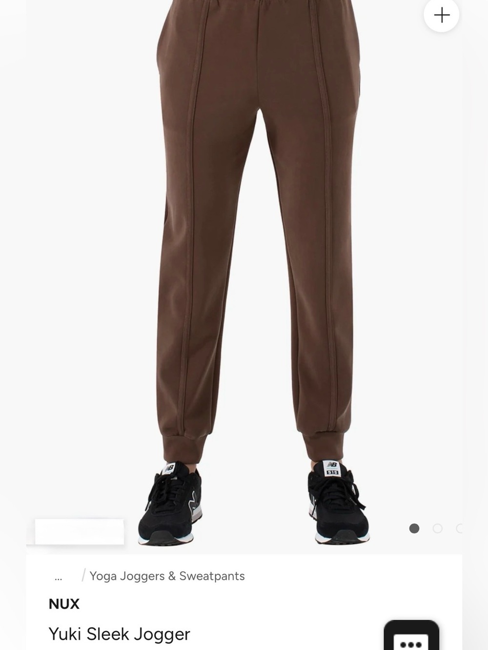 Nux Yuki Sleek Jogger NWT size Small,